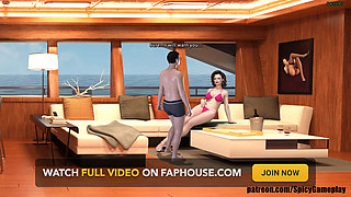 Adventures of Willy D: hot MILF is jerking cock on the yacht ep 4