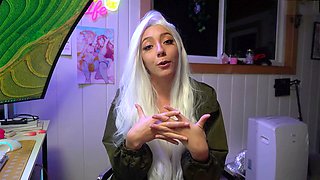 Girl masturbating, anime hentai, naked gamer girl