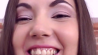 18 Year Old Natural Busty Girl Takes a Big Cock in Her Pussy and Ass