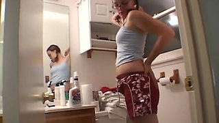 Blonde lesbians pussy licking dildo penetrated