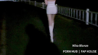 Obedient, Lustful Young Wife in High Heels, Ankle Boots, Stockings, Outdoor Exposure, Car Jerk, Sex Scenes