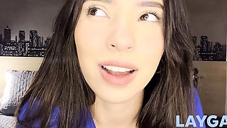 Latin Teen Babe Plays with Sex Toy on Webcam - Part 1