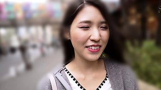 Asian japanese slut groped outdoors