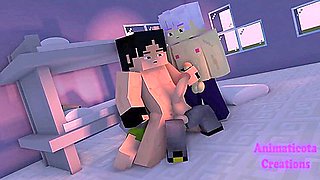 Im Getting Fucked By My Str8 Lab Partner While My Roomate Is Watching Ii- Minecraft Gay Porn