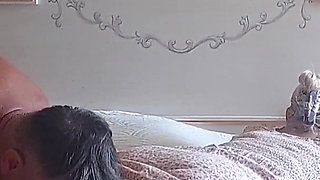 Selena's Clothed Unclothed Massage Sex in Bed