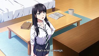 Black-Haired Anime Babe in Uniform Enjoys Hard Fucking and Ahegao Face