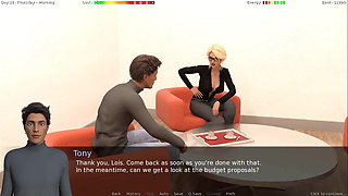 The Roommate Sexy Secretary with Big Fake Tits - Episode 16