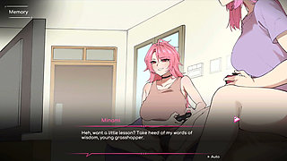 Hentai Game - Minami and Kagura Threesome Hentai Gallery Sex Scene 7 - Lifeguard Holic
