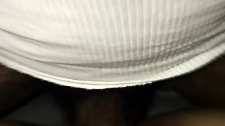 Amateur hairy pussy fucked hardcore in homemade hammering