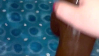 First time ever using a BBC dildo