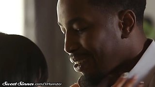 Asian Hotwife gets a Big Black Cock Surprise!