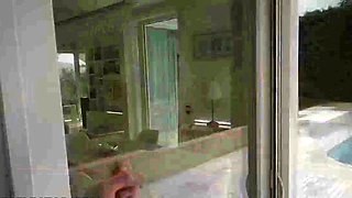 Sexy slim beauty in stockings works her magic on POV cock