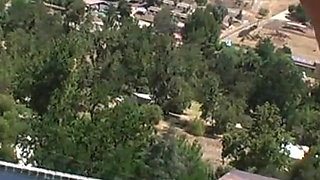 Big ass brunette teen gets fucked outdoors