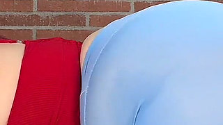 Big BBW Side Body Roll - Thick Curves Jiggling & Seductive Eyes