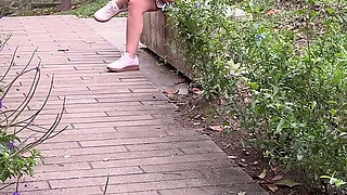 A Stranger Sucks My Cock in a Park in Sight of Everything Only for Me to Penetrate Her Hard and Fill Her Mouth with Cum