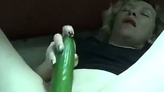 Big cucumber for my pussy-once in train