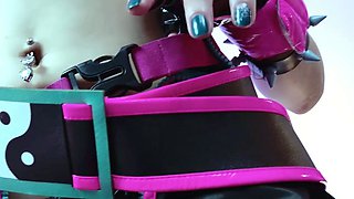 Cute asian teen solo