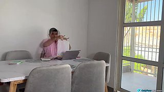 Office Secretary Sucks Boss For Raise - MaRaSexx Latina MILF Uncensored POV