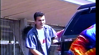 Busty Brunette in Fishnet Stokings Trixie Tyler Enjoys Riding Hard Pole of Jeff Coldwater