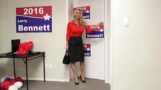 Hot off the campaign trail, young boy Joey gets caught