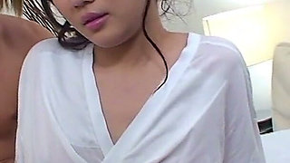 Asian Slut in Hardcore Gangbang Fucked by Multiple Cocks with Facial Cumshots