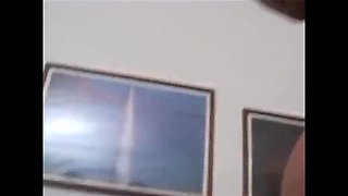 Amateur Housewife Blowjob: Double Stuffed Threesome with Cum in Mouth