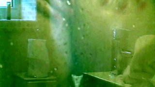 Geeky cutie gets fucked after the shower