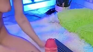 Petite Has Fun with Her Dildo When She Is Alone at Home