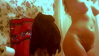 Jen Dancing Before Shower