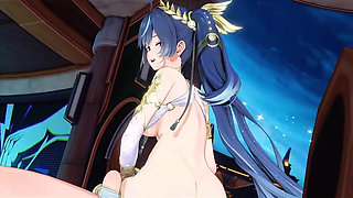 Wuthering Waves - Iuno Perfect Sex Day with Rover - 3D Hentai Animations.