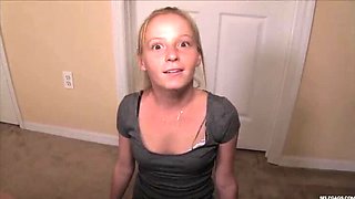 Petite Redhead Alyssa Hart: 3 Videos with Handjob, Bondage, and Duct Tape Gag