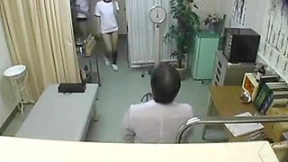 Japanese schoolgirls medical exam