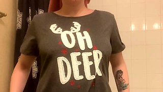 Pregnant Redhead Webcam Masturbation