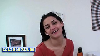 College rules - wild coeds submit a video with public displaying, car oral jobs, and steamy fantasies