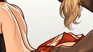 Cheerleader Fucks BBC - Ai Animated Scene
