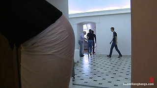 Triple Penetration! Double Anal! Russian Beauty with Gaping Butthole!!
