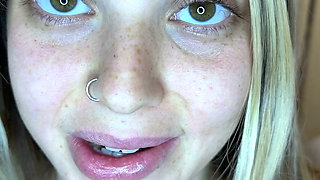 Messy Facial & Cum Playing: Swallow & Covered in Semen