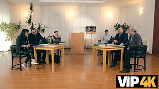 Vip4k. contempt and schlong in court