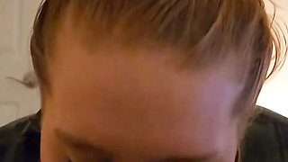 Goodlooking Girl with Good Throat Swallows