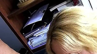 Hot Diamond banged in the ass by boss and co-workers