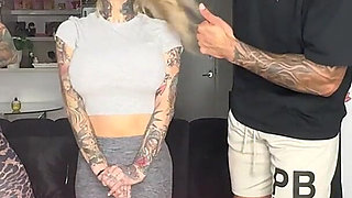 Two Horny Personal Trainers Tag-team Their Client