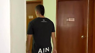 Seductive Hentai Brunette Sucks Photographers Big Cock Then Roughly Fucks Him