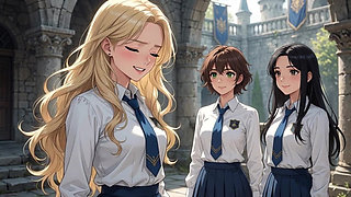 Magic School Rejects Virgins - Her Roommate Used a Spell to Fix It (ai Generated)