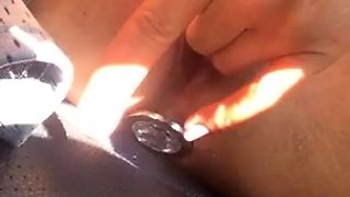 Close Up Pierced Twat Toying