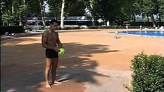 European blond fisted outdoors in her tight pussy