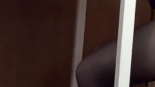 Black Stockings Temptation - Busty Neighbor in a Mini Skirt, Begging for It - Episode2