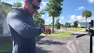 Bryce Adams Teases Hard Sex Car Pound Action