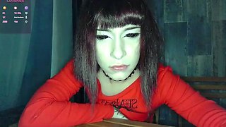 Cute amateur webcam teen girl toying pussy on webcam