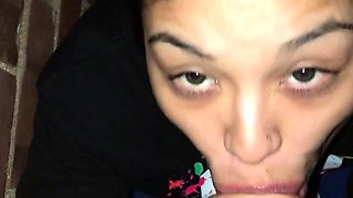 Wild ebony rides on big cock and lapdances