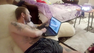 I play on the computer I get jerked off and sucked